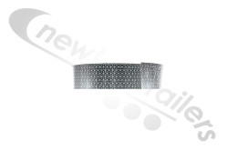 BC70702 White / Silver ECE104 Reflexite Reflective Tape - 50 Metre Roll