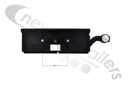 25-6020-757 Aspoeck Tail Lamp EUROPOINT II LED - L/H Lamp With 7 Pin Connector Plug & LED Outline Marker