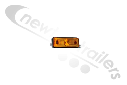 31-2204-007 Aspoeck Marker Lamp Side Amber Flatpoint LED Lamp With 1.5mt Lead