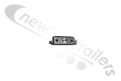 31-6614-030 Aspoeck Marker Lamp - Front Clear Flatpoint LED Lamp With 1.5Mt Lead & Back Cover