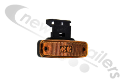890/23/08 Rubbolite Marker Lamp - Side Amber LED with Superseal Plug