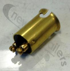 1102 Rubbolite Model 50 Double Pole Bulb Holder