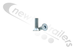 502112040.1 SINGLE Cargo Floor Plank HDI Counter Sunk Screw M12 x 40mm Zinc Plated (Single)