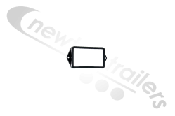 7653 Rubbolite Marker Lamp Surface Mount Bezel For Model 550 Lamp Screw's Lens To Surface