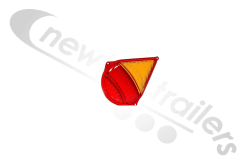 86069 Rubbolite Model 800 Rear Replacement Lens For Stop/Tail & Indicator