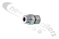 7004120 Hydraulic Coupling Adaptor Or Reducer 1" Male BSP to 20S Metric