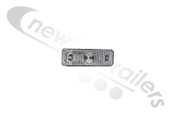 18-2166-017 Aspoeck Marker Lamp - Front Clear Flatpoint LED Version Lamp Only