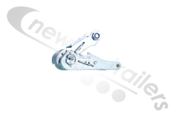 1810614 Dawbarn Cover Sheet Side Ratchet 2" with 10mm Bolt Hole - Max 4000 Kg's (Medium)