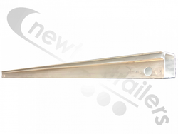 35AWF-000135-04-E Titan Top Door Frame Header Tube 4" X 4" X 96" Long Without Outer Marker Lights