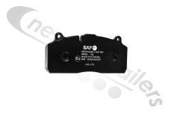20.3.057.0096.01 SAF Brake Pads for SBS 2220 H0 / Haldex ModulT Caliper - Upto 11/2018