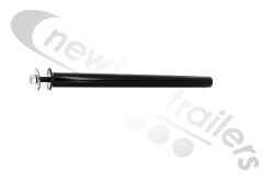 BDICO38012 SEE N1006534 - Mud Guard Bracket Wing Support Stay 580mm Straight for Knapen (Threaded Fitting)