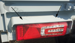 45ADP-000065-13-B Titan Light Shedder or deflector plate, 15" long to suit UK combo light