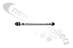 7170037 Cargo Floor CF500 Control Valve Switching Shaft 16mm x 306mm - Shaft Complete With Seals and Scraper