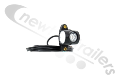 31-3360-007 Aspoeck Marker Light Outer Superpoint III LED Lamp 1.5m Open end Cable Red/Amber/White