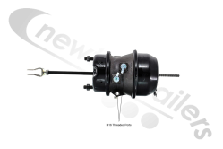 2430GCMEXLS Wabco Spring Brake Chamber Anchorlok Type 24/30 76mm Long Stroke