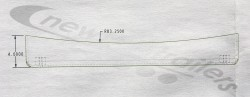 45TP0268_01 Titan Plate, Air/Electric Mount Flat to suit radius front wall (for aggregate floor)