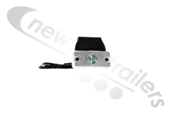 D046705-09 Vignal White front LED Marker Lamp With 90 Deg Bracket