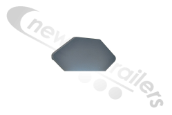 06029701 Keith Walking Floor® V9 slat end cap - Aluminium