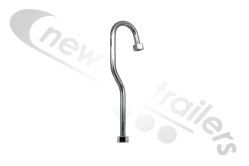30109812 Knapen Hydraulic Pipe S-Bow or Swan Neck Coupling 25mm (Return)