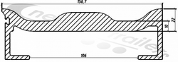 81.5440 Cargo Floor 10/22 - 156.8 XHDI Single seal