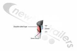 RXP000007 Titan Van Door Rubber Seal (Barn Door) Per Meter