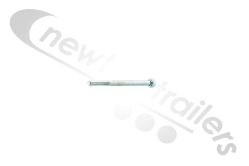 23-STRAP-16 Dawbarn Hydroclear Pulley Bolt for 2 Strap Pulley - M6 x 90mm