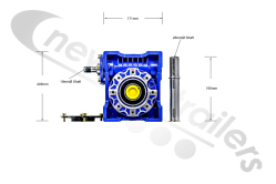 EMAG50:1 KBF Manual Universal (N/S or O/S) Gearbox For 50:50 Net Systems c/w 19mm output shaft