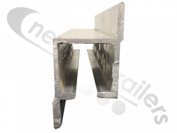 SBM-WFT Newton Trailers Top Rail Repair Track / Channel For Trailers With Moving Headboard - 13600mm