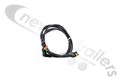 96484-035  Rubbolite Nearside and Offside (Left and Right) Rear Light Wiring Loom Junction Box to Light - 6 Core 3.5