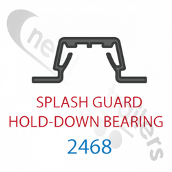 83246801 Keith® Walking Floor Splash Guard Hold Down Bearing  6' = 1.8 m long