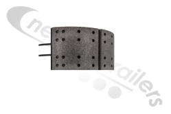 50500003 Valx Brake Shoe Set Per Axle - 420x180