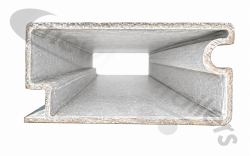 ENG-2160-B Fruehauf Planker Body - Rear Corner Post / Pillar