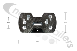 30129547                         Knapen DCA / JOST Airbag Spacer 125mm - (3rd Axle)