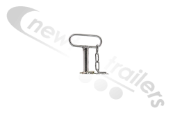 M-97006700 STAS Under Run Securing Pin with Chain - For RockSTARS and U-ROCKSTARS