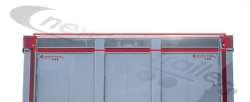 F-1062349 / F-106234900 STAS Planker Door Frame Horizontal Profile - UK Trailer With Grain Hatch - Upper