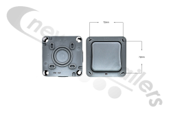 N1009126 Weather Proof Switch 20a 1-Gang with Neon Light - Often Used for Trailer Body Interior Light