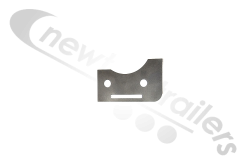 N1009295 Fruehauf Front Outline Marker Bracket Chassis Mounting Plate >2008 Fits Both OS & NS