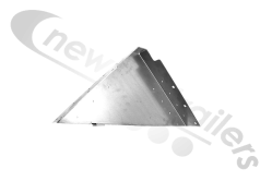 30160844 Knapen Steel Top Rail Box Section CORNER Capping RIGHT Hand Rear Corner