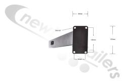 301-77195       Knapen Catwalk Safety/ Protection Gate UK NS