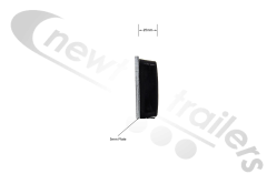 N1009483 SDC Watertight Rubber Body Pad 25mm Depth Weld On