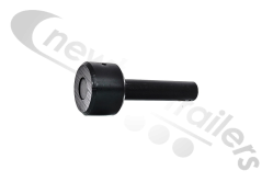 40SWF-000082-01-E Titan Net Channel Roller, 1-1/4" Shaft To Suit Roller Arm (Shorter 140mm Shaft For Bloom Gearboxes)