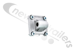 PN-CERM80X Newton Trailers Tailgate Luck Air Lock Cylinder Male Bracket for Luck Rear Door