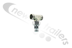 tbc Heavy Duty Adj Tee 25S - 25S x 3/4" BSPP Male
