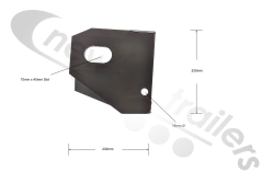 BDICO01122 Knapen Powersheet Upper Arm Right Closing CCW