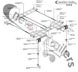 DCM-RGB-01 Transcover V2 Manual Universal (N/S or O/S) Gearbox For 50:50 Net Systems c/w 35mm Output Shaft