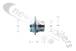 3.268.0050.00 SAF Brake - Cam Shaft Bearing Assembly Kit SNK 420/367 - Outer