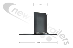 JAE0220501035 JOST Air Bag Type 360 H=125 - Pedestal