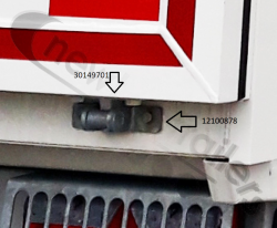 12100878 Knapen Combination Hydraulic Rear Door Lock Keeper
