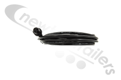 UK-31-6704-267 Aspoeck MonoPoint LED Round White/Clear Body Light/Lamp ASS 3 Connection 3.5m Cable
