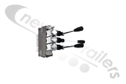 MB-3/3S-MG- 3/18L/G-3 PATTERN - Titan Hydraulic Spool Valve - Salami Valve 3 Lever VDM6-MMM-U4S